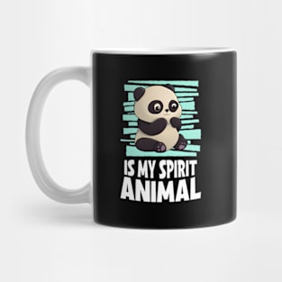 Panda Is My Spirit Animal I Panda I Panda Mug